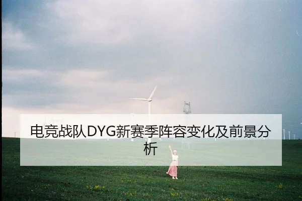 电竞战队DYG新赛季阵容变化及前景分析