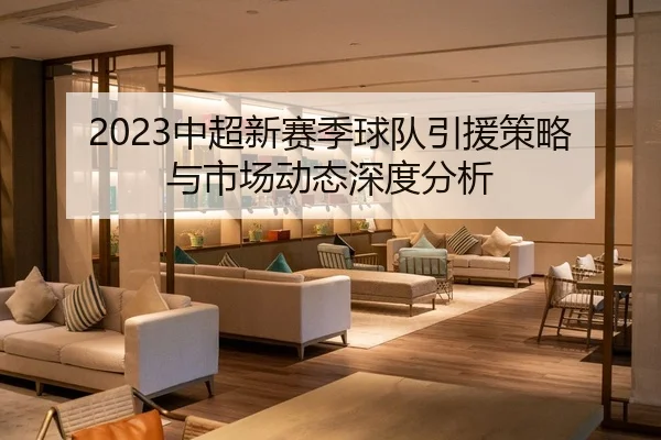 2023中超新赛季球队引援策略与市场动态深度分析